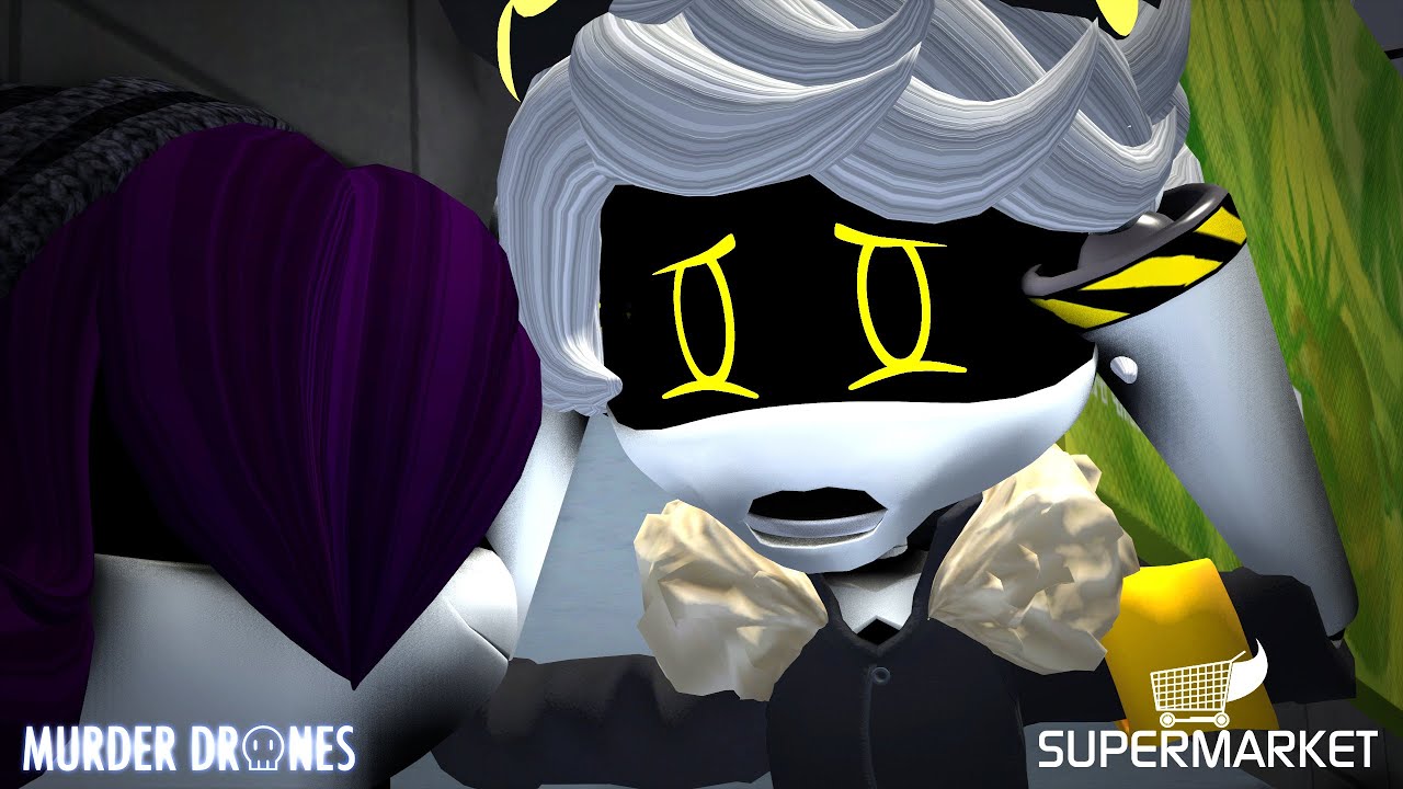 Murder Drones Animation: N & Uzi are in the Supermarket