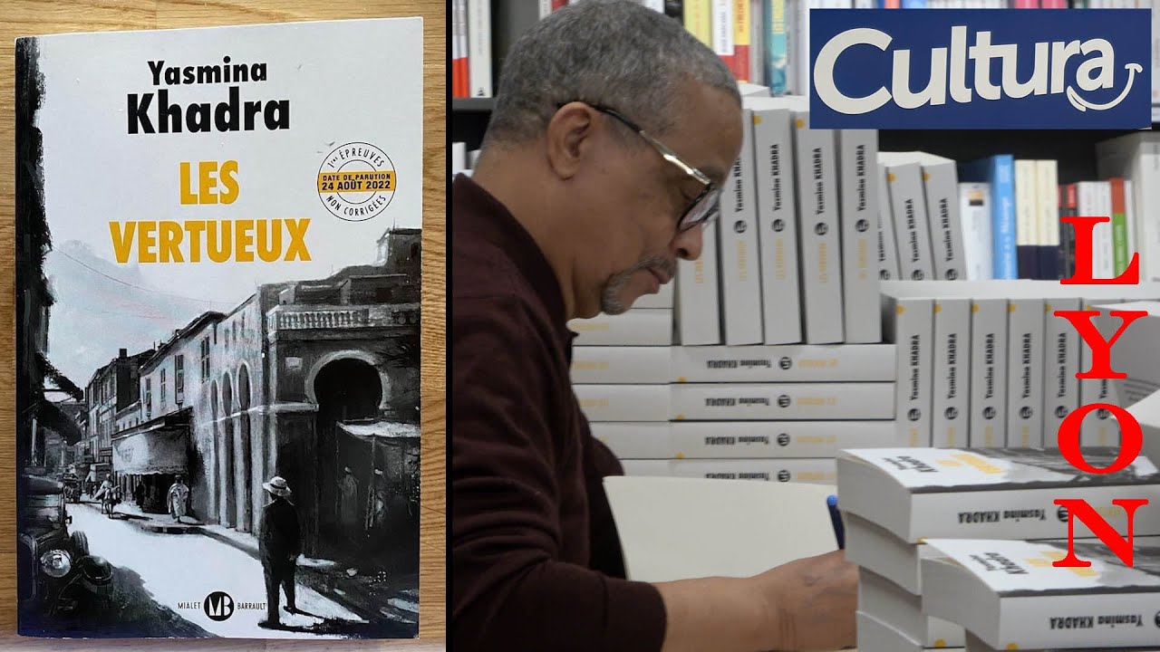 Yasmina Khadra dédicace son livre 