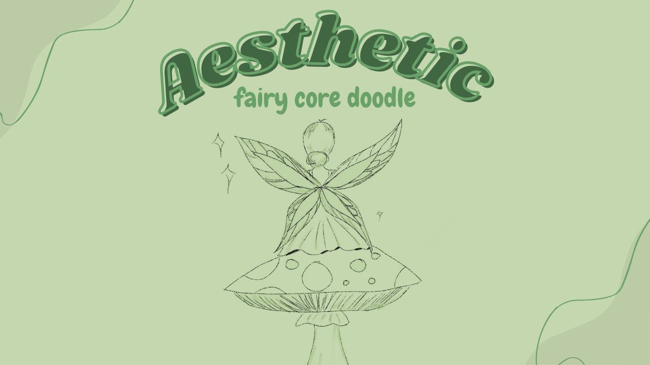 Easy drawing ideas- ✨🧚‍♀️How to draw  Fairy Doodle 💖- Art ideas that you NEED🍄 -  Cute Draw with me✨