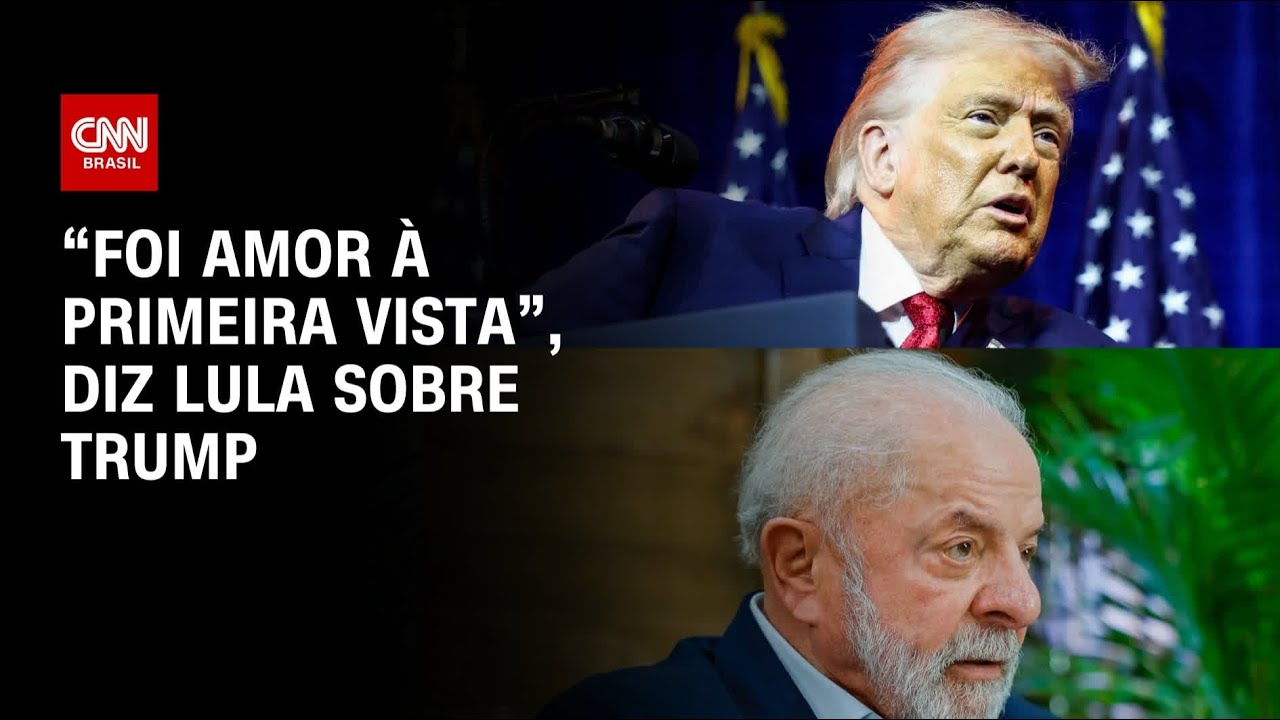 Lula diz que agora &eacute; amigo de Trump: &ldquo;Foi amor &agrave; primeira vista&rdquo; | CNN 360&ordm;