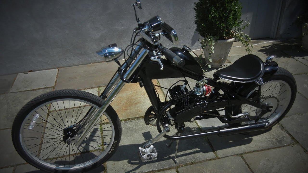 MOTORIZED OCC SCHWINN STINGRAY CHOPPER BICYCLE 66CC TWO STROKE