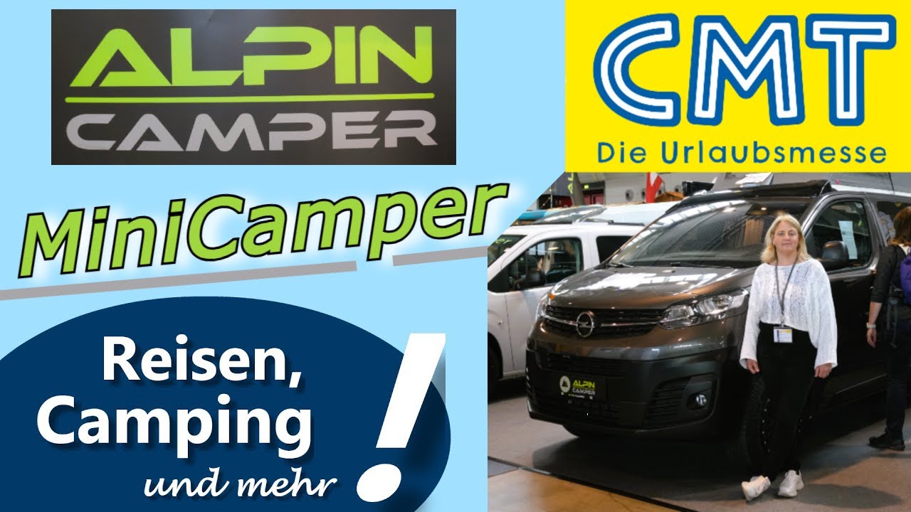 Minicamper von ALPIN CAMPER | Campingleidenschaft bis ins kleinste Detail | CMT 2025 in Stuttgart