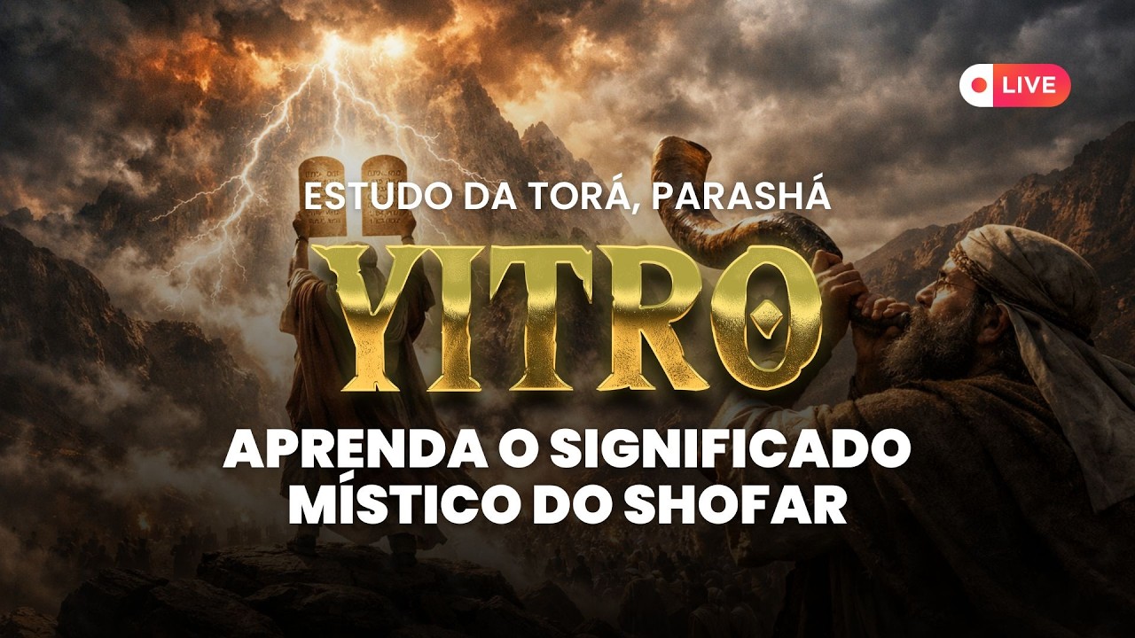 🎥🔴 O SIGNIFICADO MÍSTICO DO SHOFAR - ESTUDO DA TORÁ, PARASHÁ YITRÔ 5786 | Beit Gilgal