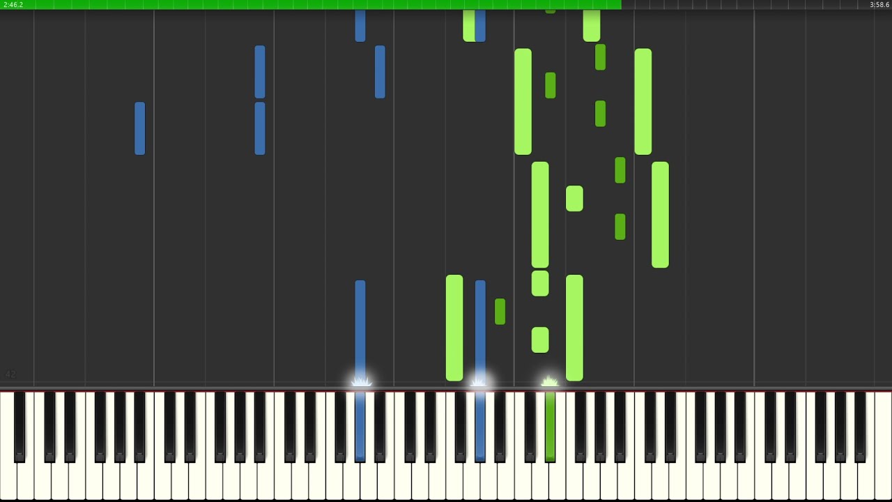 Kingdom Hearts - Dearly Beloved [Piano Tutorial Synthesia] (Rousseau)
