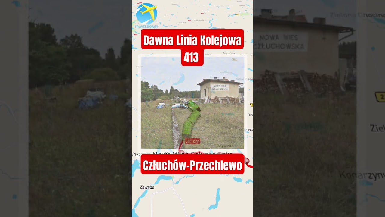 Dawna Linia Kolejowa 413, Człuch&oacute;w-Przechlewo #pkp #pomorskie #train #podr&oacute;że #railway #człuch&oacute;w