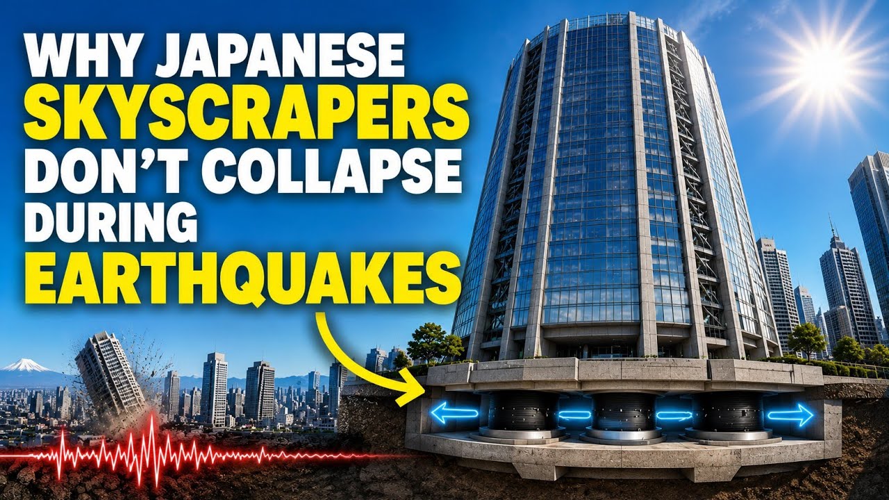 Why Japanese Skyscrapers Don't Collapse During Earthquakes