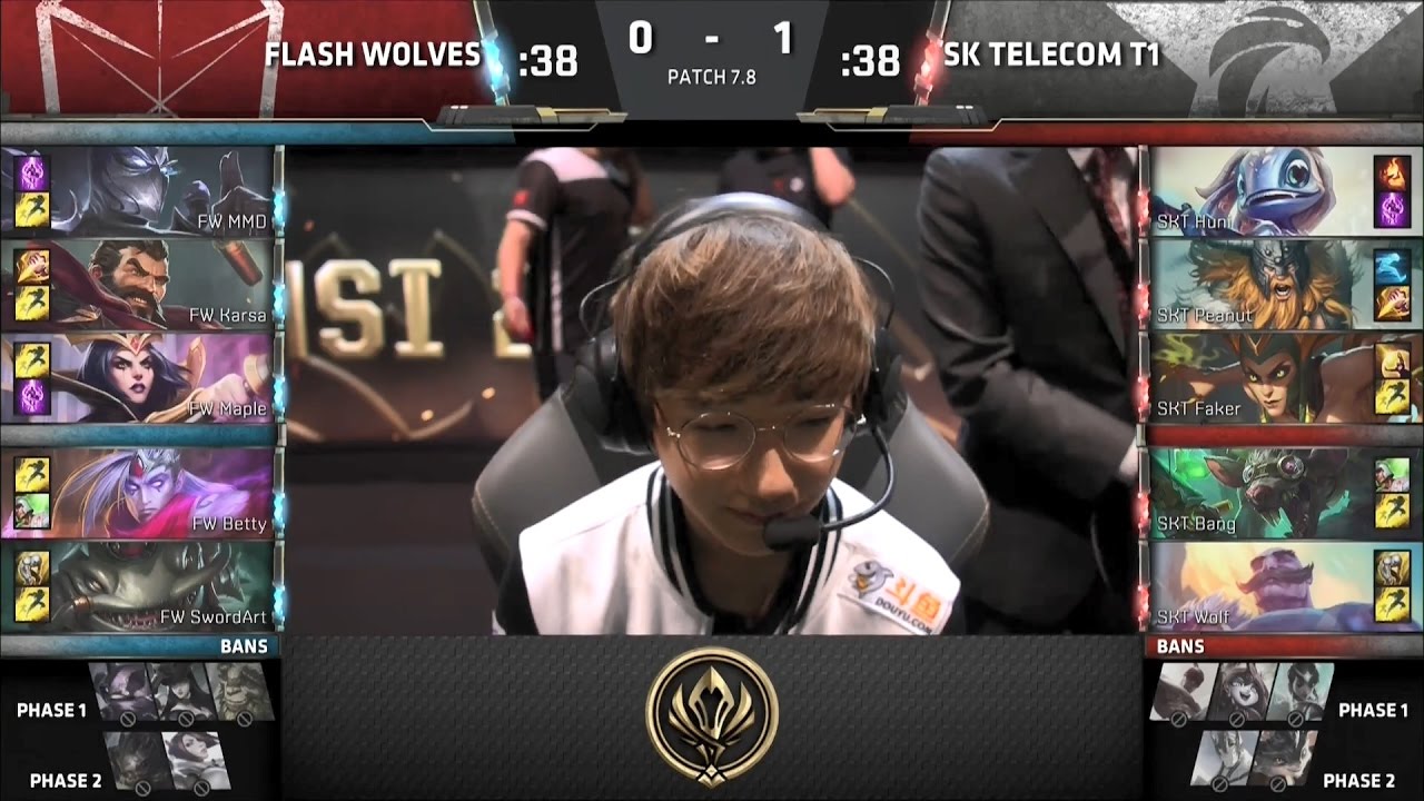 【MSI季中冠軍賽】半決賽 SKT vs FW #2