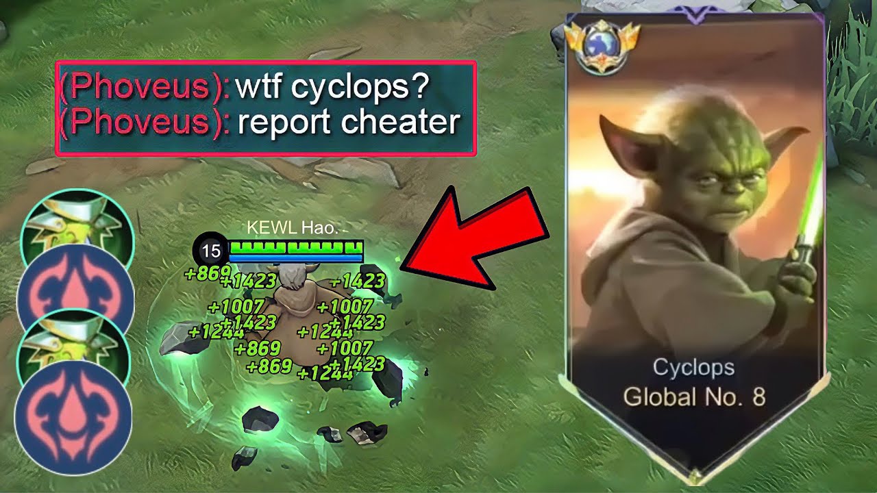 NEW CYCLOPS FIGHTER EMBLEM BUILD 2024 (Must Try) - Mobile Legends