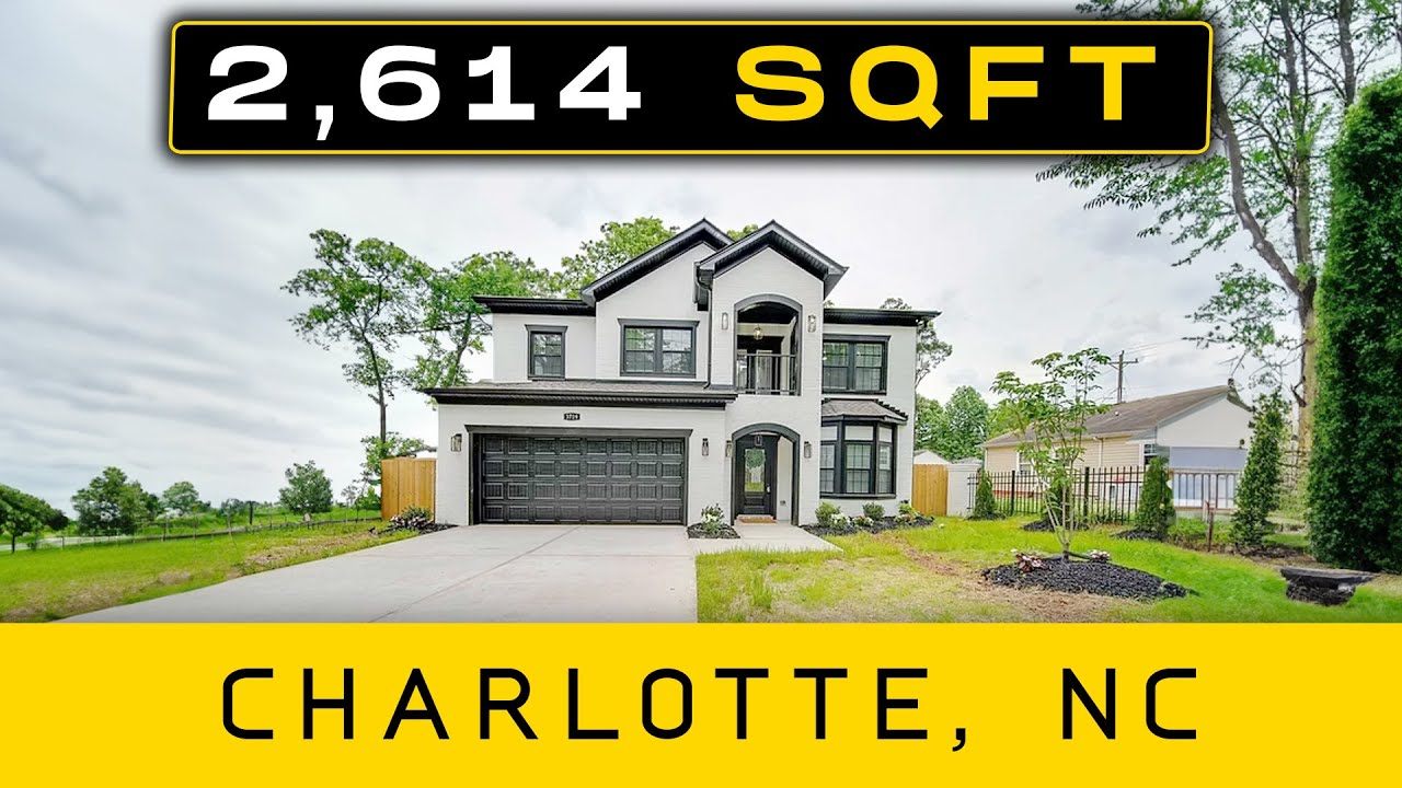$880K Beautiful 4-Bedroom Home with 4-Car Garage in Charlotte, NC | 3719 Marvin Rd