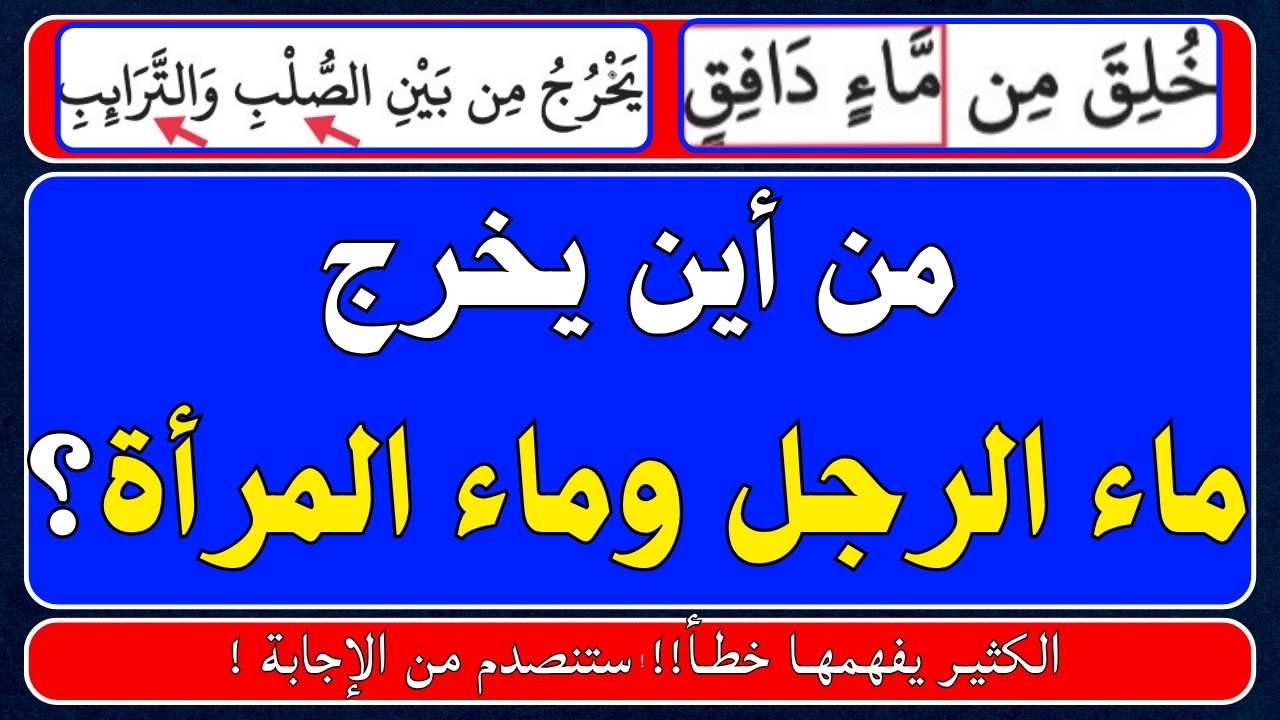اسئلة دينية صعبة جداً واجوبتها | معلومات ثقافية قرآنية مع الحل | سؤال وجواب