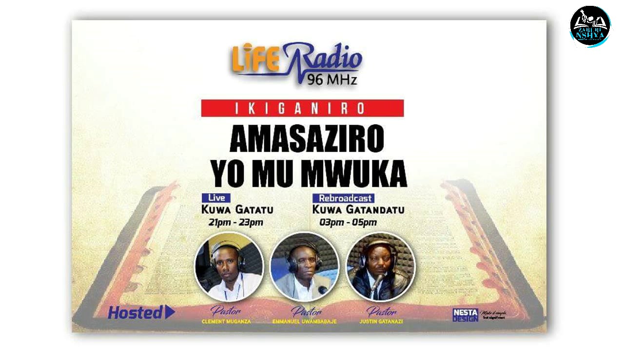 AMASAZIRO YO MU MWUKA: IMANA NTIGIRA ABUZUKURU