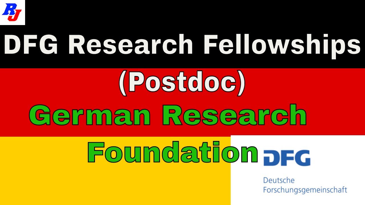 Research Fellowships (Postdoc) - DFG, German Research Foundation