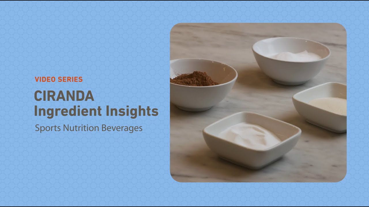 Formulating Sports Nutrition Beverages | Ingredient Insights by CIRANDA