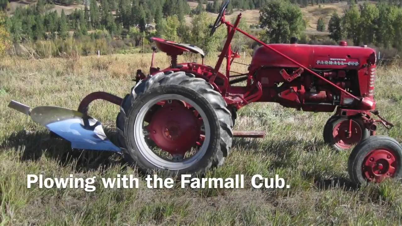 Установка и использование плуга Farmall Cub