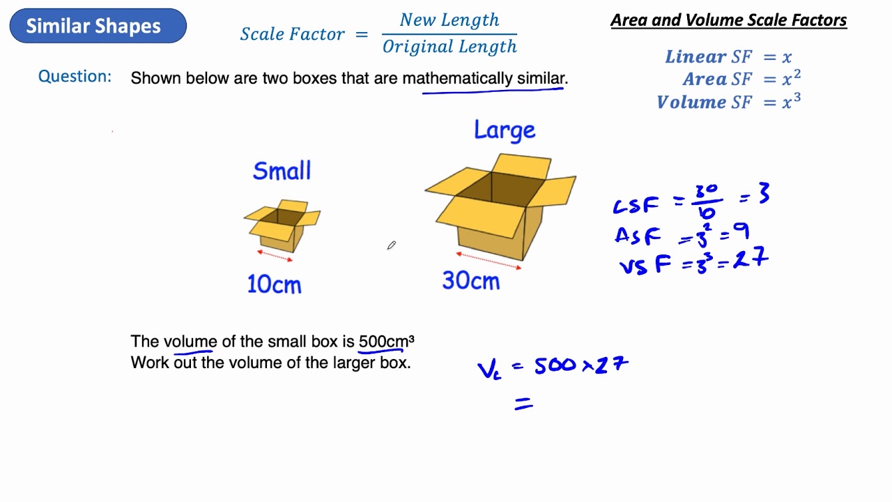 Similar Shapes (area and volume)