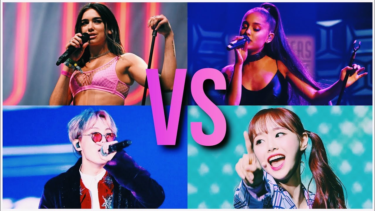 KPOP VS. WESTERN POP (SONGS WITH SAME NAME)