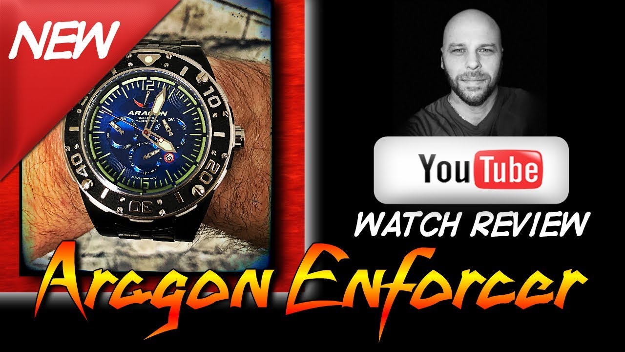 Aragon Watch Review: Enforcer 9100 A162BLU