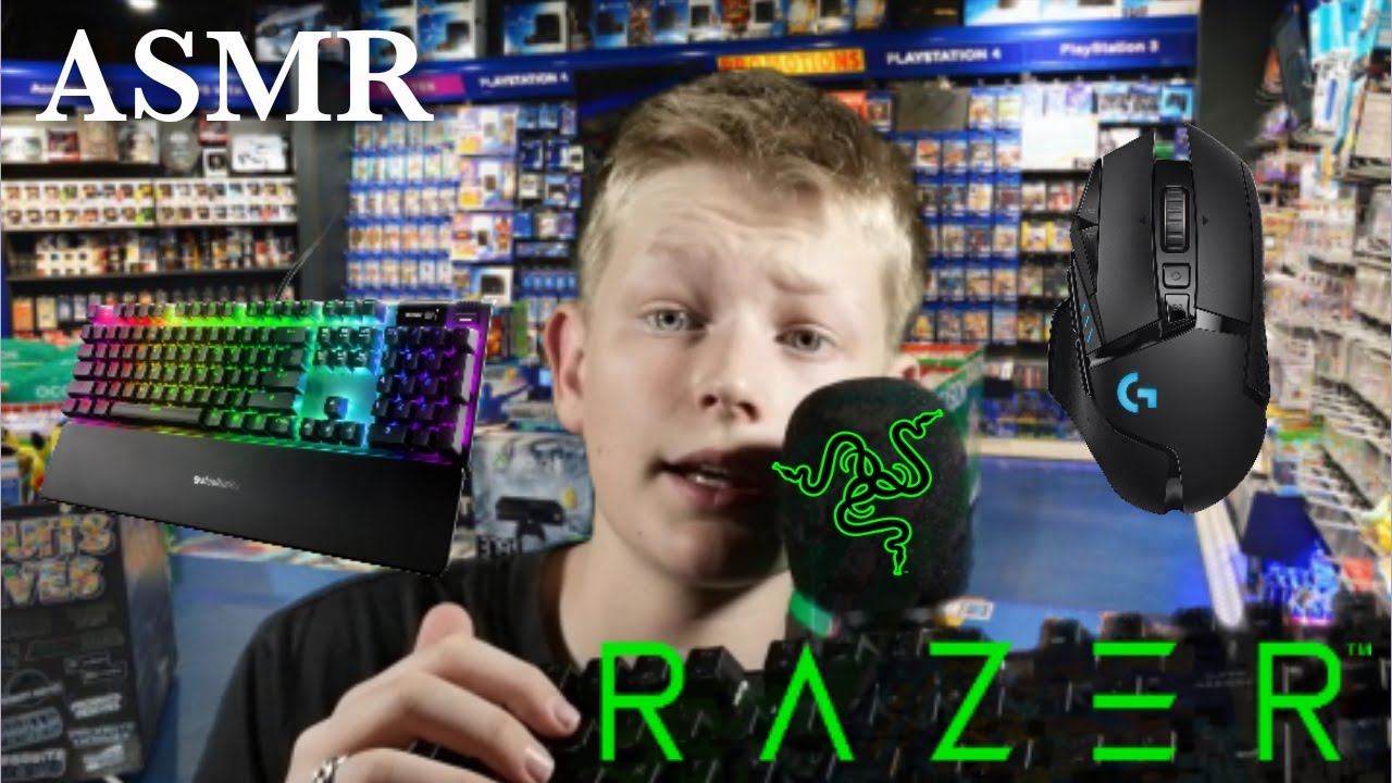 ASMR fr) ROLEPLAY vendeur Micromania!!!