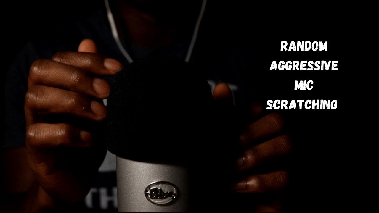 ASMR | Random Aggressive Mic Scratching | No Talking