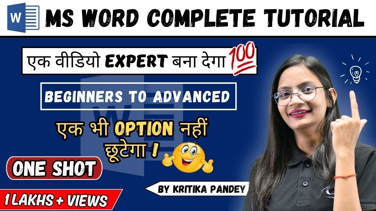Microsoft Word Full Course in One Shot | Complete MS Word Tutorial from Basic to Advanced