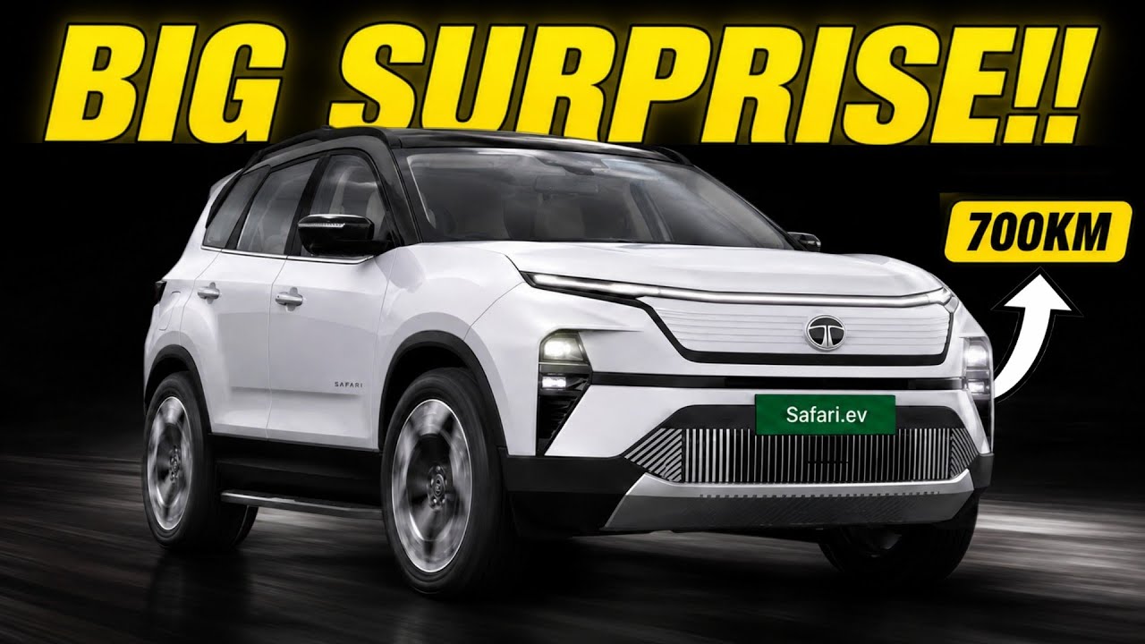 Tata Safari EV 700KM Range CONFIRMED! Biggest Update Yet | Price, Range, Features & Launch