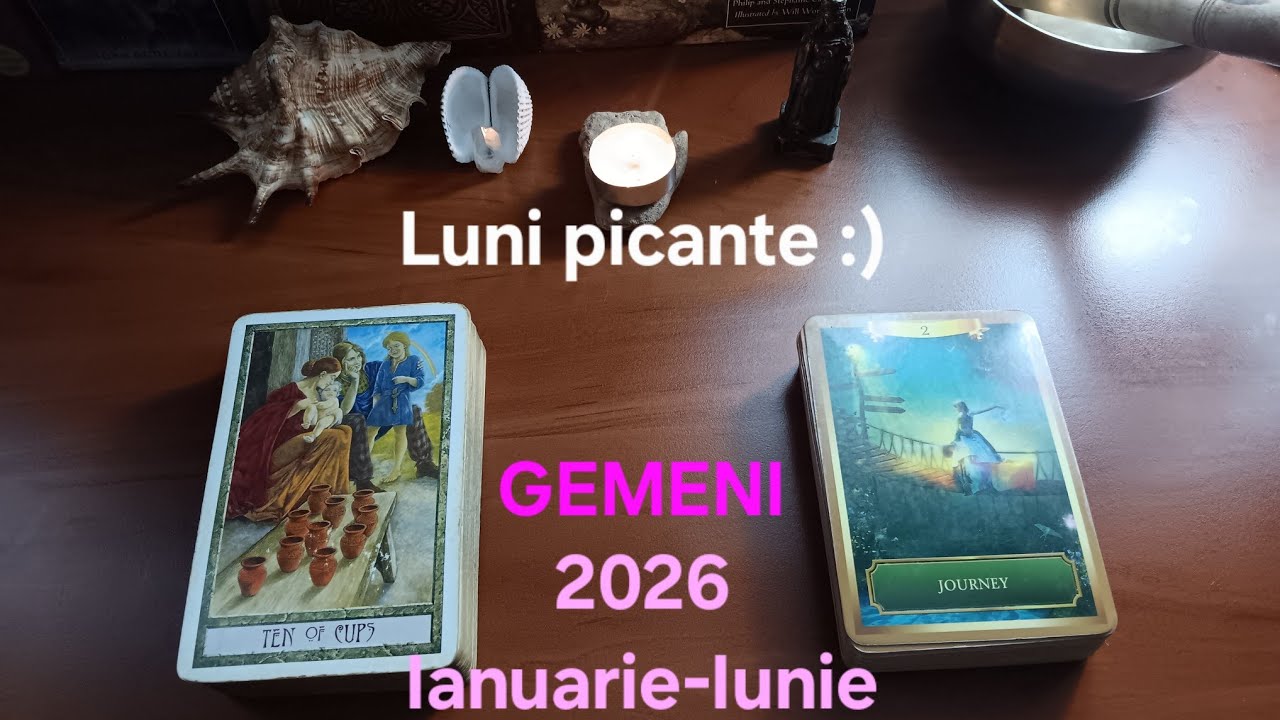 GEMENI - ÎNDRĂZNEȘTE ȘI TRĂIEȘTE-TE CUM VREI. IANUARIE-IUNIE 2026