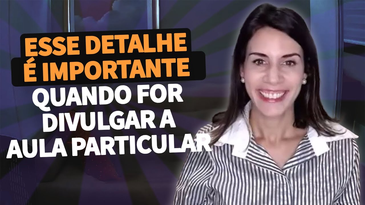 Como divulgar aula particular