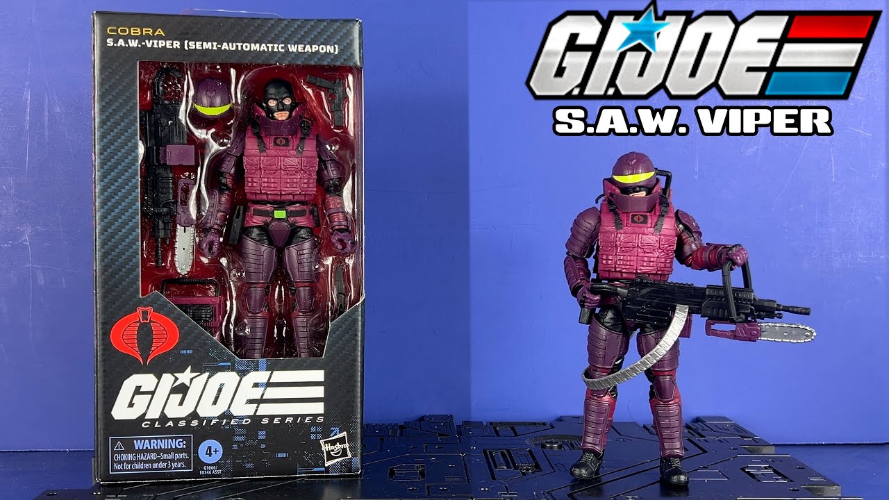 G.I. Joe Classified # 147 Cobra S.A.W. Viper Review