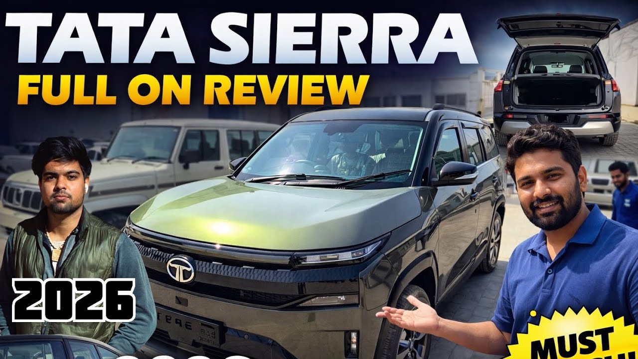 Tata Sierra 2026 Full Review 🔥 Design, Interior, Features | Worth It? #tata #sierra #tatasierra2025 