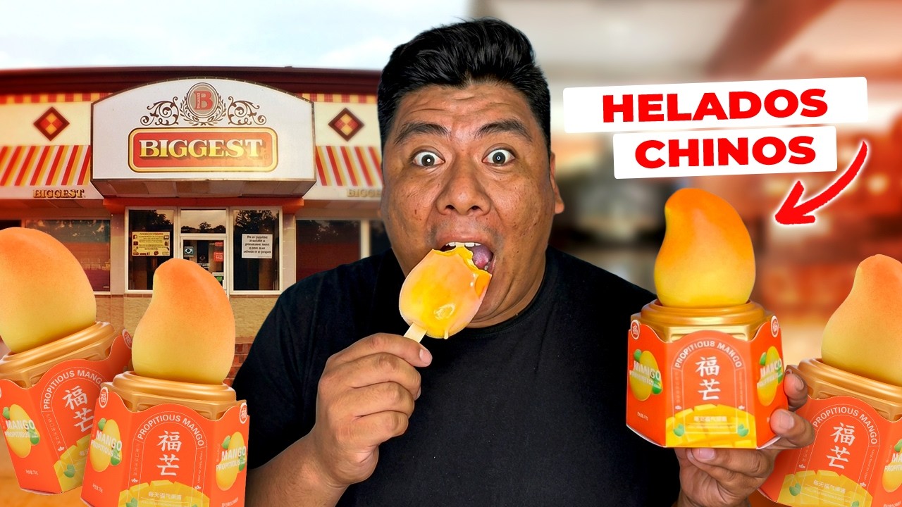 PROBANDO los HELADOS CHINOS del BIGGEST  *¿Son buenos?* 🤤
