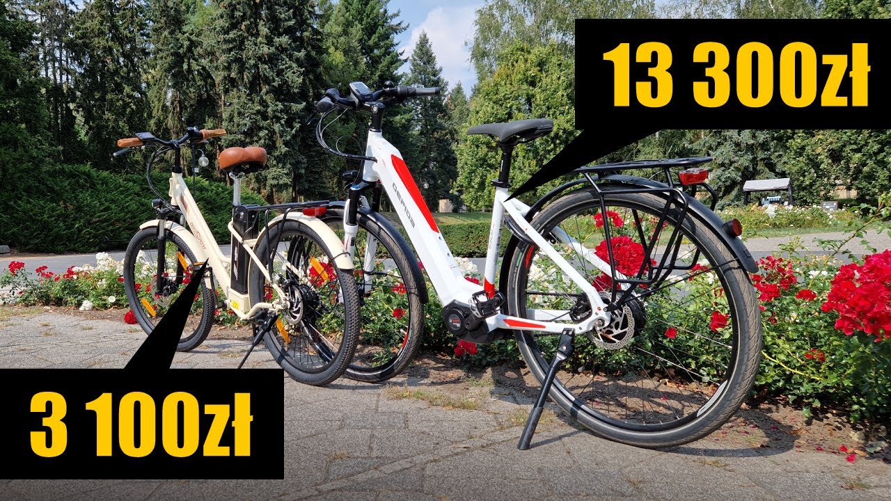 Rower Elektryczny na miasto za 13300zł vs 3100zł