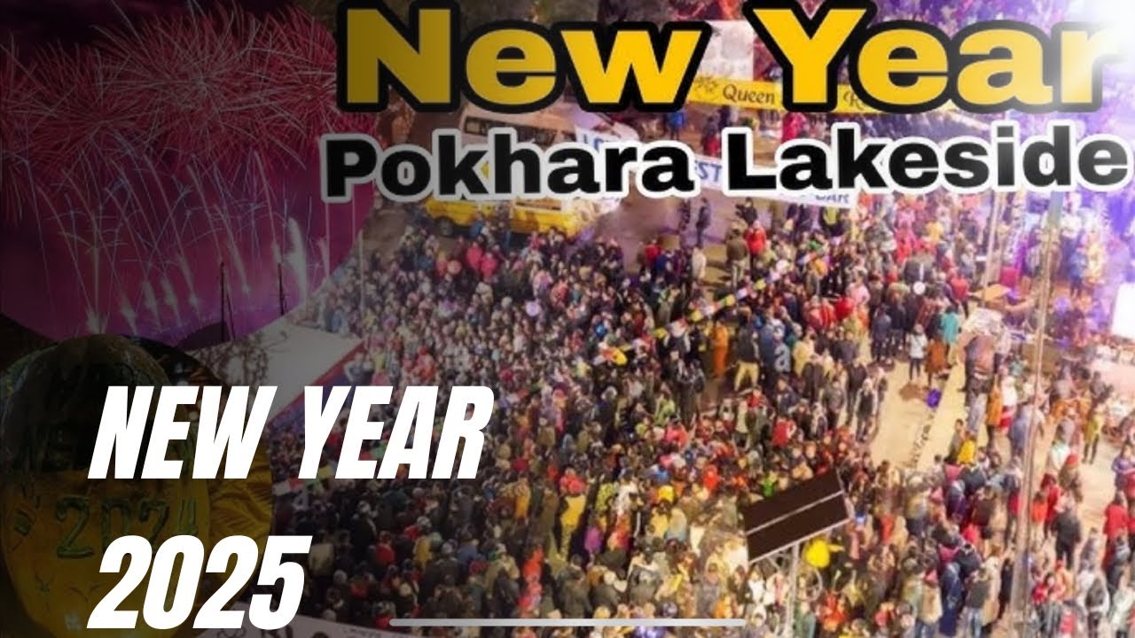 New Year Eve 2025 | Pokhara Lakeside Walking Tour | Lakeside Pokhara | DJI Osmo Pocket 3 | Low Light