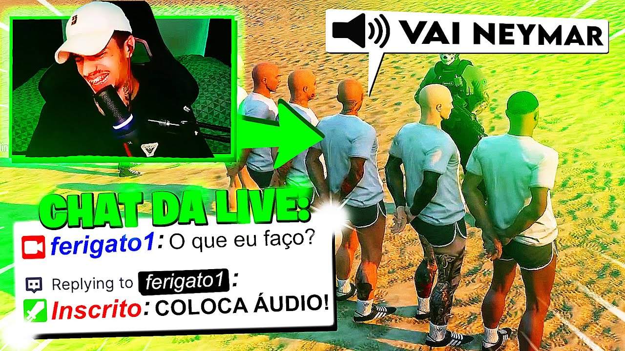 COLOCANDO ÁUDIO NO RECRUTAMENTO AO VIVO! KKKKKK 🤣 (Corte Da Live)