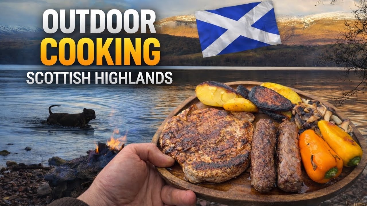 I cooked in the Scottish Highlands 👀