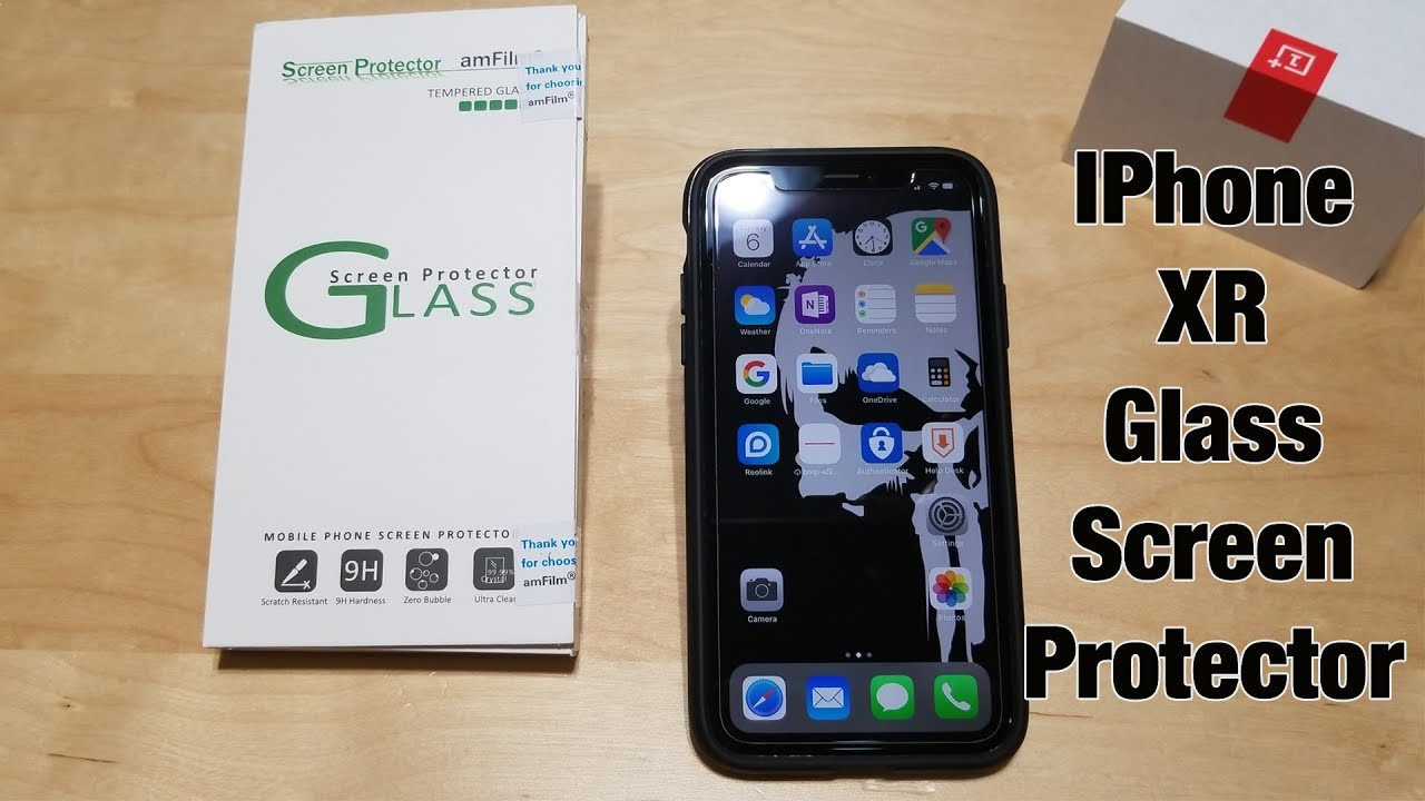 IPhone XR Tempered Glass Screen Protector By Amfilm - Overview