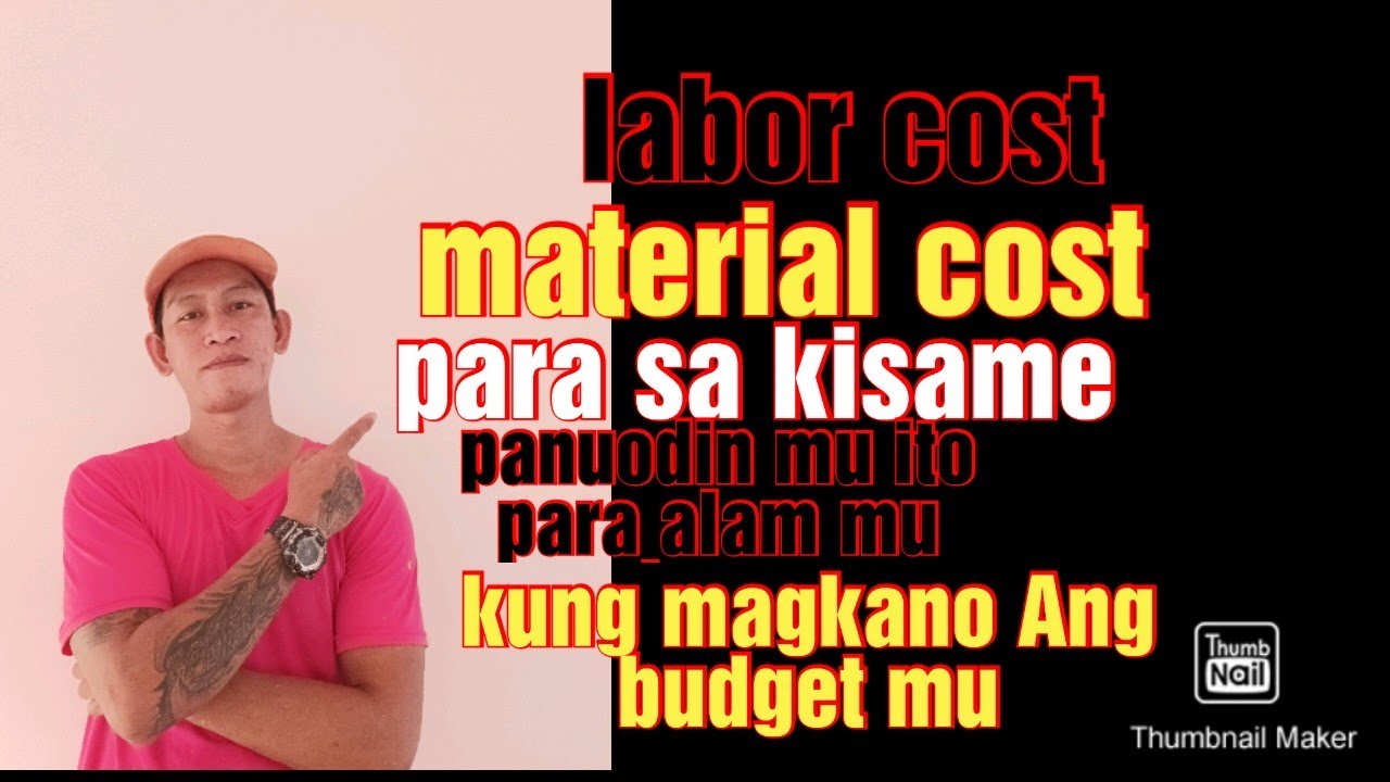 ganito Ang estimation Ng labor materials sa.ceilling work para alam mu na kung magkano budget mu