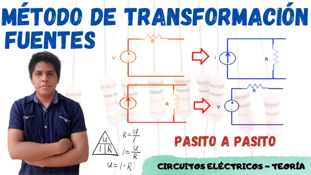 Metodo de TRANSFORMACION DE FUENTES en CIRCUITOS ELECTRICOS 💥 [PASO a PASO desde 0] 😱