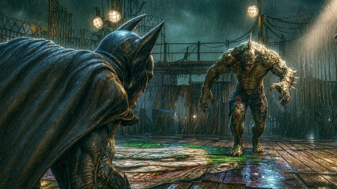 Бэтмен уничтожает титана-джокера — Batman Arkham Asylum