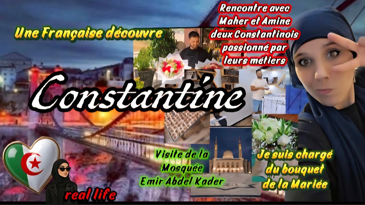 Une Française découvre Constantine 🇩🇿, visite de la Mosquée Emir Abdelkader, échanges inspirants