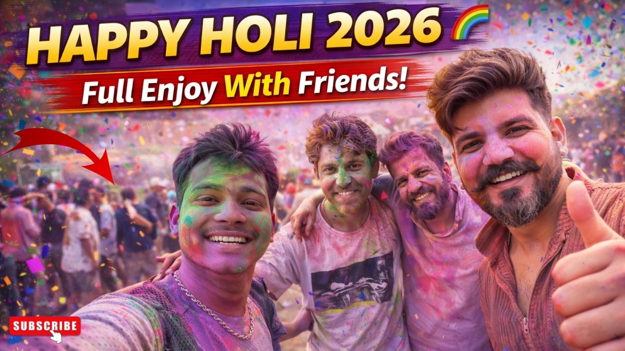 Happy Holi 2026 🎉 | Best Holi Moments | Holi Special Video