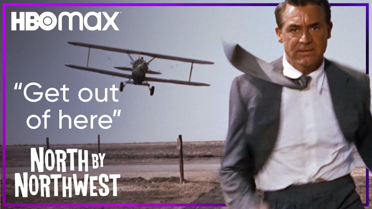 North by Northwest | A Crop Duster Attacks Roger in the Middle of Nowhere | HBO Max
