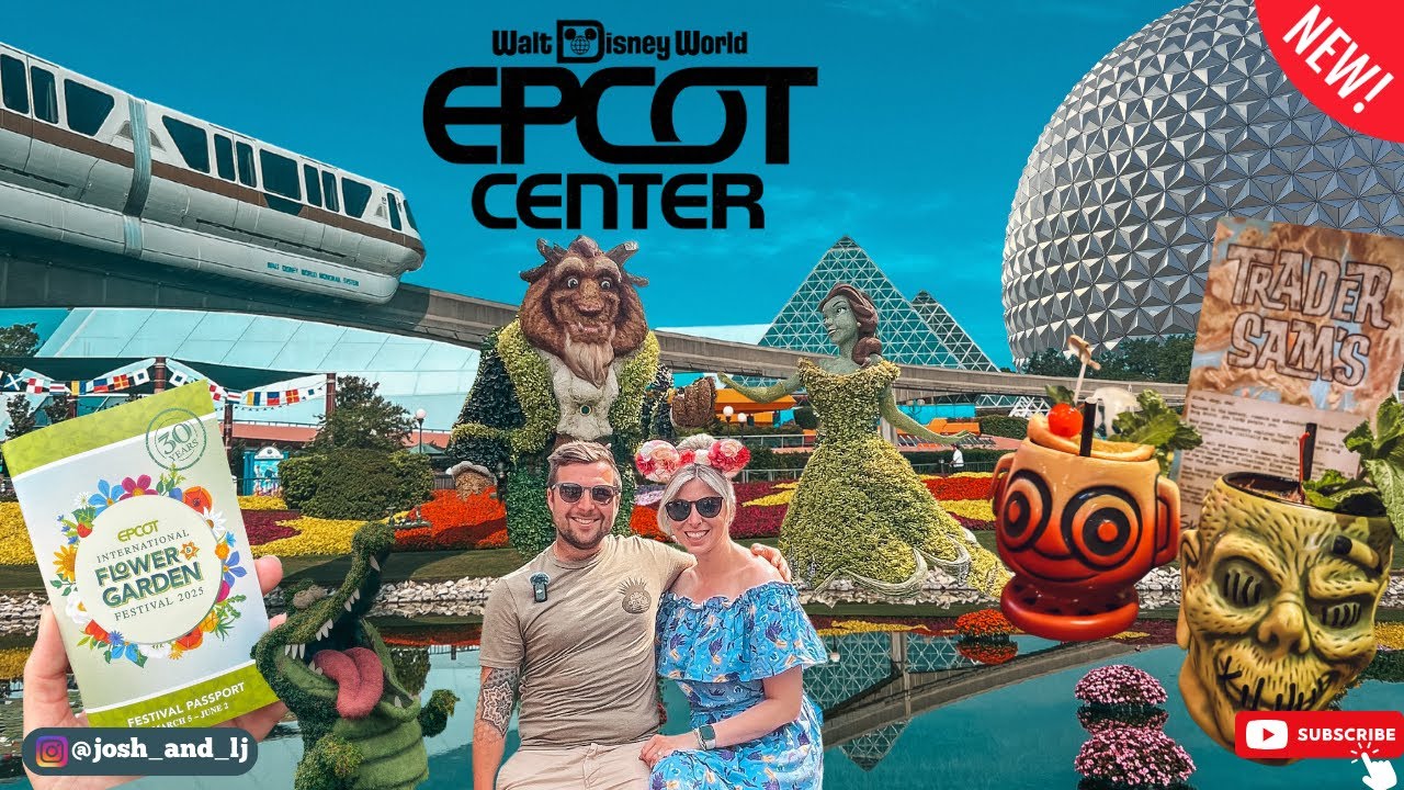 Disney World EPCOT Flower and Garden Festival 2025 | Orlando Florida | Trader Sam's Tiki Bar | Food