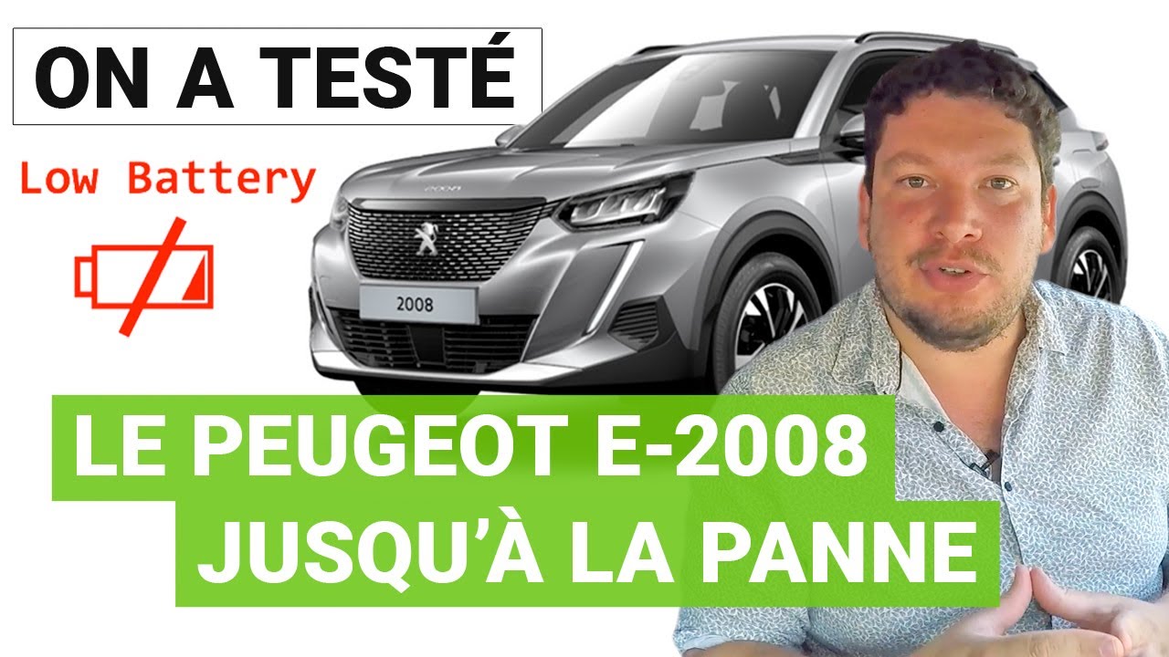 Jusqu'où peut aller le PEUGEOT e-2008 avec une seule charge ?