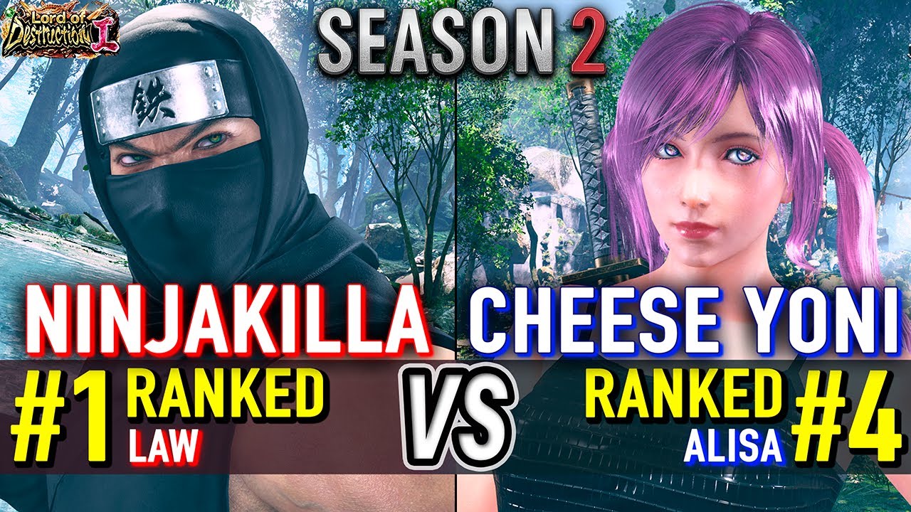 T8 🔥 NINJAKILLA (#1 Ranked Law) vs CHEESE YONI (#4 Ranked Alisa) 🔥 Tekken 8 High Level Gameplay