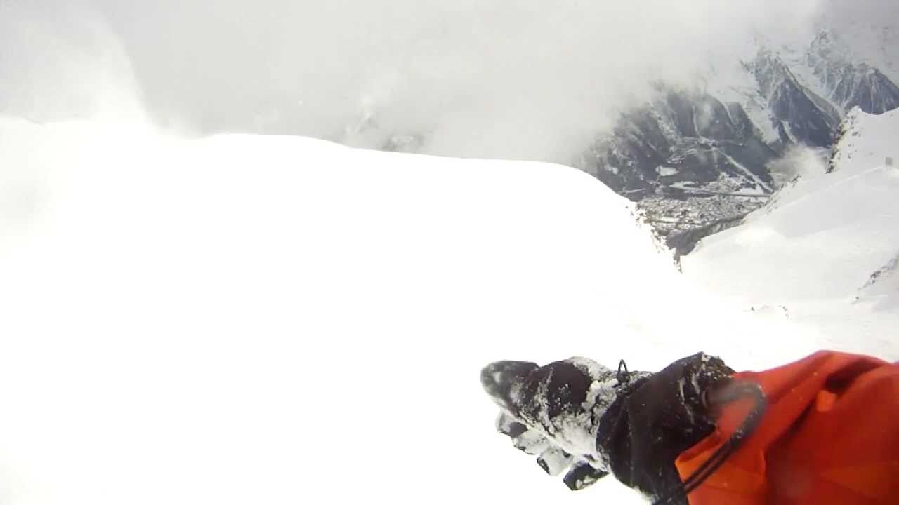 Chris Blizzard Rides Chutes off Variante / Charles Bozon at Le Br&eacute;vent, Chamonix FRANCE