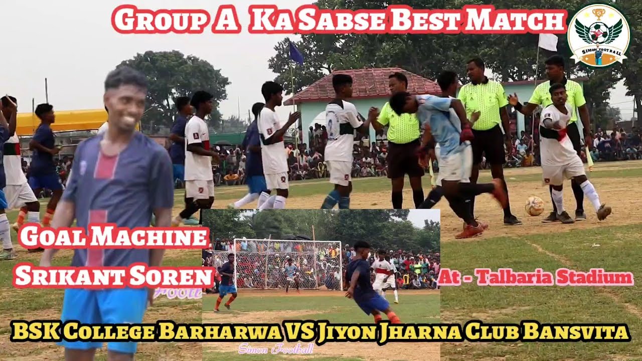 BSK College Barharwa VS Jiyon Jharna Club Bansvita // Style Sporting Club Talbaria football match