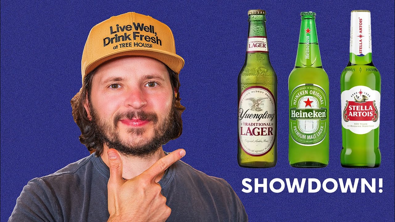 Heineken против Stella против Yuengling — битва Green Bottle!