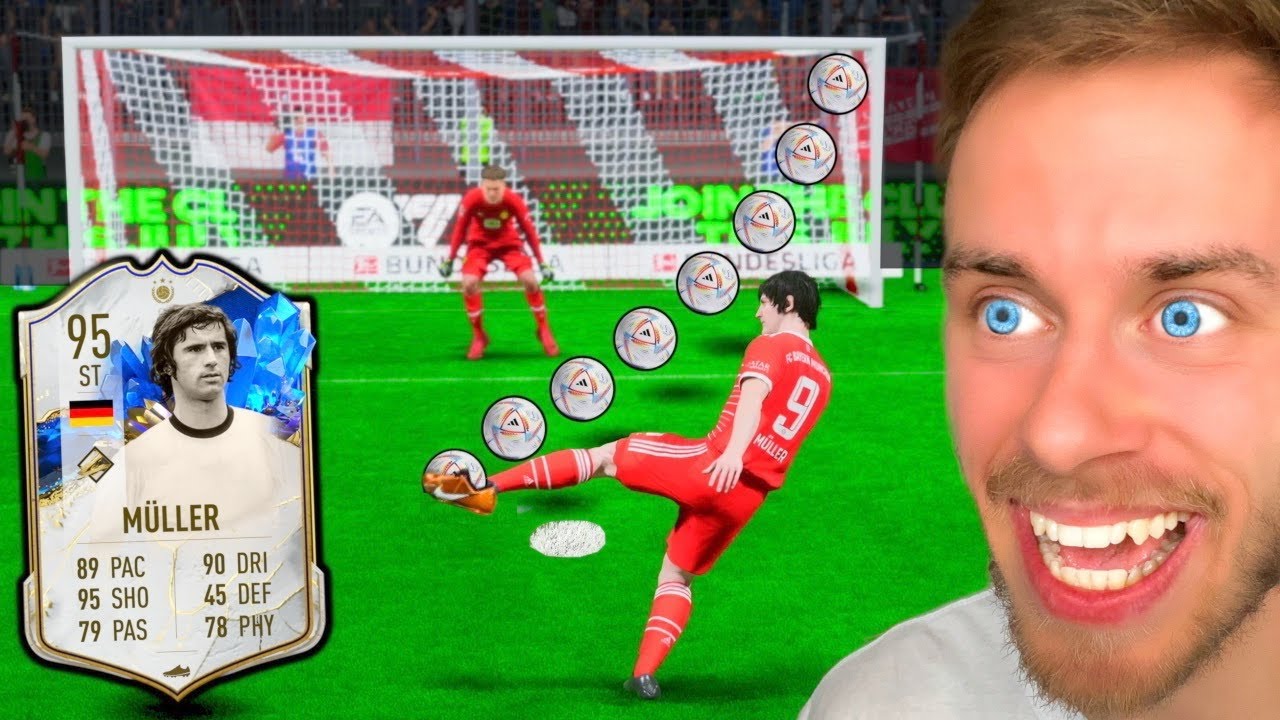 Ich habe mit dem BESTEN deutschen Stürmer ALLER ZEITEN gespielt! ⚽️🇩🇪