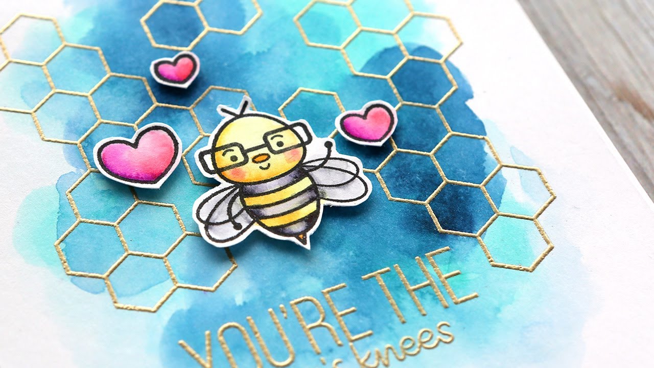 Zig Watercolor Markers - Make a Card Monday #278