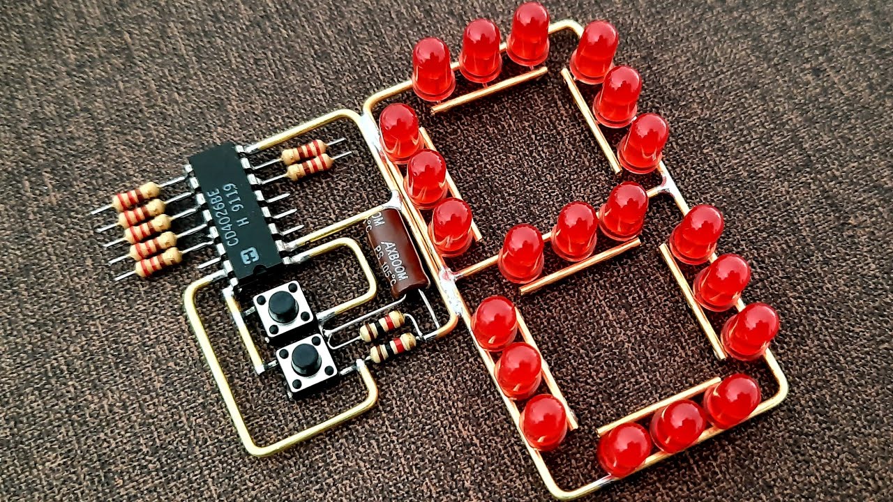 How to make Seven Segment Counter Using IC 4026